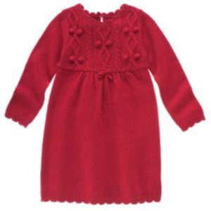 NWT Gymboree Girl Red Sweater Dress Size 5